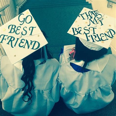 30 Adorable Grad Caps For Best Friends High School Graduation Cap