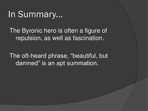 Ppt The Byronic Hero Powerpoint Presentation Free Download Id2469131