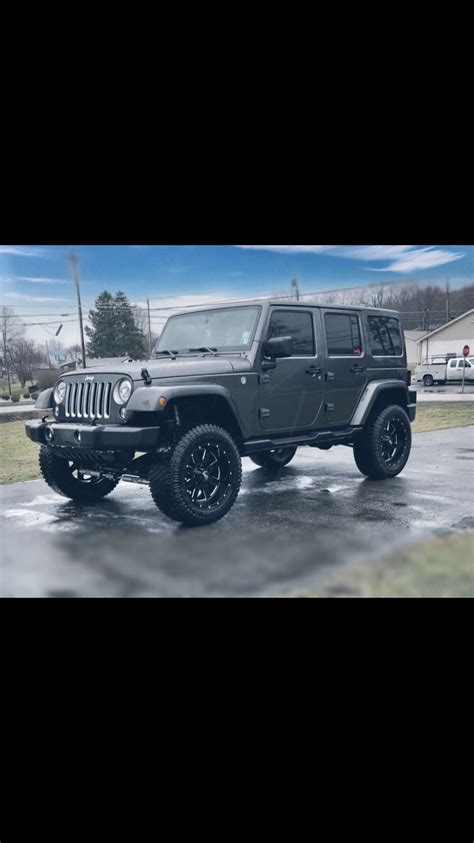 2017 Granite Jeep Wrangler Sahara 35” Metalcloak Lift On 35s Custom