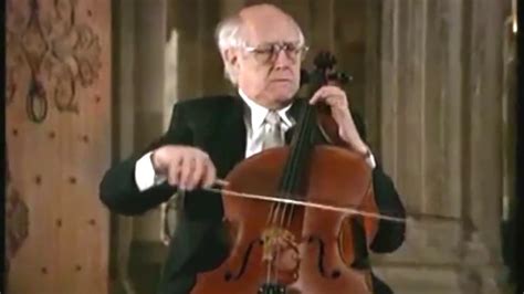 Mstislav Rostropovich Performs The Prelude To Bachs First Cello Suite