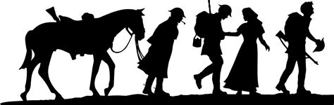 Download Hd Silhouette Soldiers Design Ww1 Silhouettes Transparent