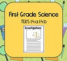 First Grade Science Pages for Journal TEKS 1.4.a 1.4.b scientific ...