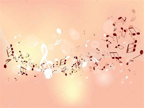 Abstract Design Background With Colorful Music Notes Stock Vector Image By ©floral Set 21647301