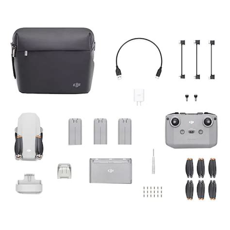 Kit Drona Dji Mavic Mini 2 Fly More Combo Gimbal 3 Axe 4k Video Autonomie 31min 249g