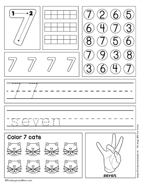 Number Worksheets Kindergarten Kindergarten Math Worksheets Free