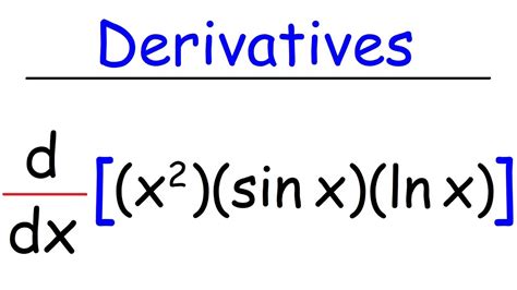 Product Rule With 3 Functions Derivatives Calculus Youtube