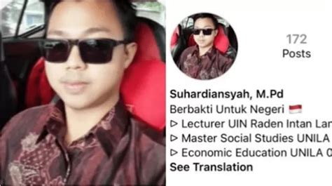 Mantan Dosen Uin Lampung Suhardiansyah Yang Ngamar Bareng Mahasiswi Diusir Warga Dari Perumahan