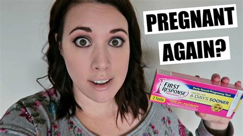 Pregnant Again Live Pregnancy Test Results Youtube