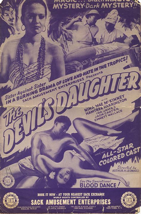 Devils Daughter The Pressbook 1939 Walterfilm