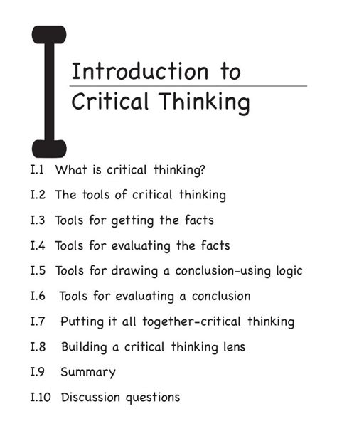 Critical Thinking Essay Sample Critical Thinking And Critical Thinking