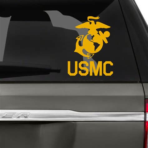 Usmc Logo Car Decal Car Decals Usmc Decals