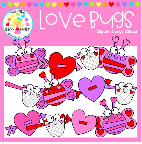 Love Bugs Clipart In 2020 Love Bugs Clip Art Bug Images