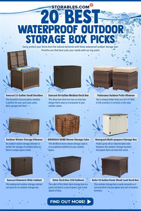 20 Best Waterproof Outdoor Storage Box Picks Storables