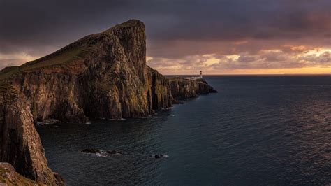 1920x1080 Resolution Neist Point Lighthouse Isle Of Skye Scotland