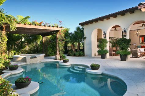 16 Stunning Mediterranean Swimming Pool Designs To Beautify Your Yard