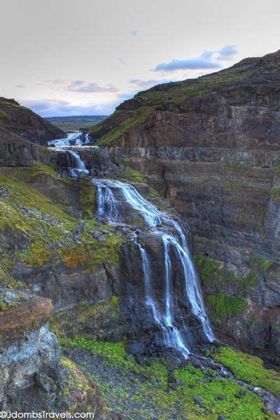 Hiking Icelands Highest Waterfall Glymur Waterfall Iceland Travel