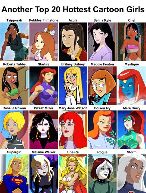 Top 10 Hottest Cartoon Female Characters Ideas Of Europedias