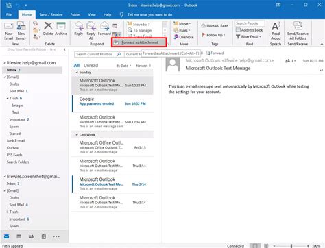 How To Forward An Email As An Attachment In Outlook Crestline It Services
