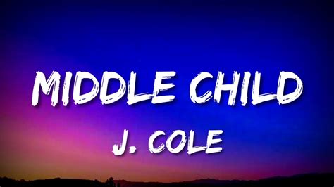 J Cole Middle Child Lyrics Youtube