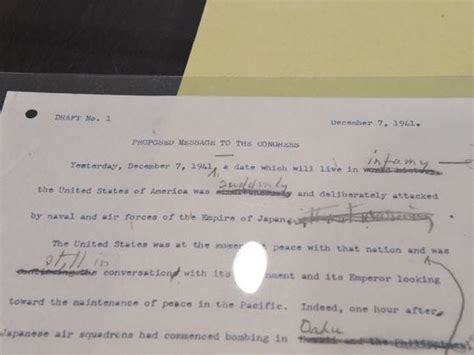 How Roosevelt Crafted His Day Of Infamy Speech