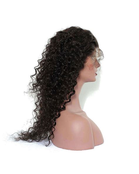 Brazilian Virgin Hair Deep Curly 360 Lace Frontal With 3 Bundles Kfb04