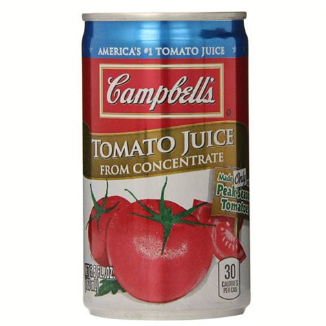 Campbells Tomato Juice From Concentrate 55 Oz Cans Pack Of 48