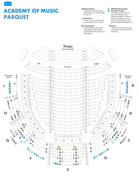 Academy Of Music Virtual Seating Chart