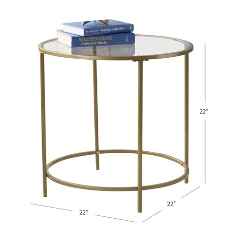 Ebern Designs Deford End Table And Reviews Wayfair Furniture Glass