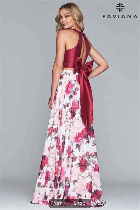 faviana-prom-dresses-floral-dress,-piece-dress,-piece-prom-dress