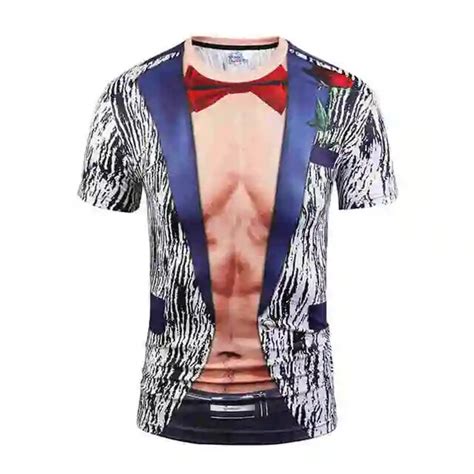 Aliexpress Com Buy Novelty Muscle Man T Shirt Funny D Muscle Cosplay