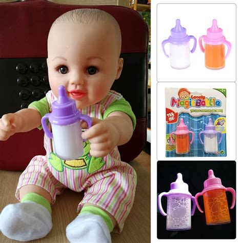 Baby Dolls Feeding Bottle Magic Bottle Dummy Pacifiers Set Disappearing