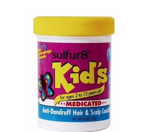 Sulfur 8 Kids Medicated Anti Dandruff Hair And Scalp Conditioner 4oz Ebay