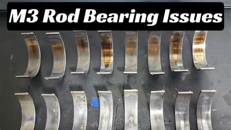 Connecting rod bearing structure oil holes are drilled on the inner surface of the bushing, and some are also made with oil grooves so that the lubricating oil enters the lubrication. BMW M3 Rod Bearing Issues - The Truth - YouTube