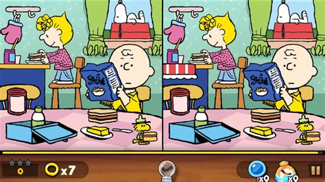 Snoopy Spot The Difference Hidden Object Games