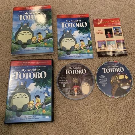 Disney Media Walt Disney My Neighbor Totoro 2disc Dvd Set Complete