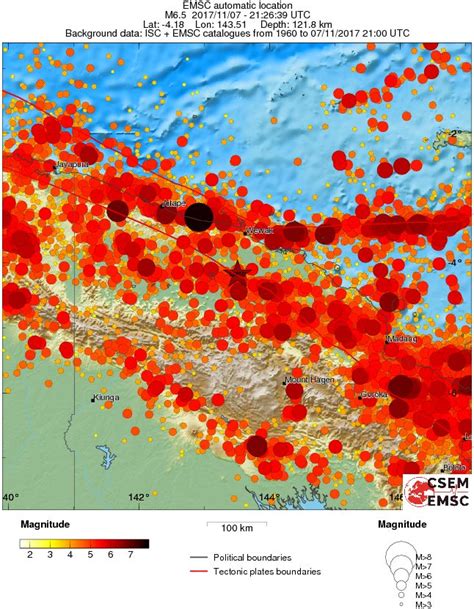 Strong M65 Earthquake Hits Papua New Guinea At Intermediate Depth