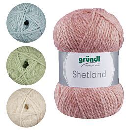 Shetland Gründl Fischer Wolle
