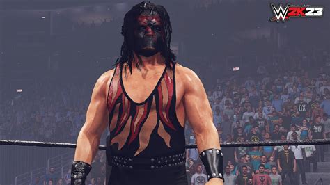 Wwe 2k23 Kane Retro From Cc 4k Ultra Youtube