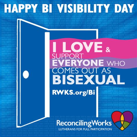 Happy Bi Visibility Day Reconcilingworks