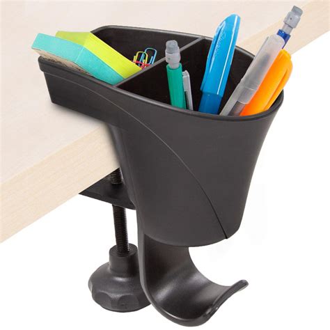 Clamp On Pen Holder For Desk Desktop Organizer By Stand Steady