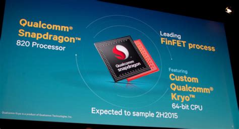 Qualcomm Confirms 1416nm Snapdragon 820 And Shows Off Impressive