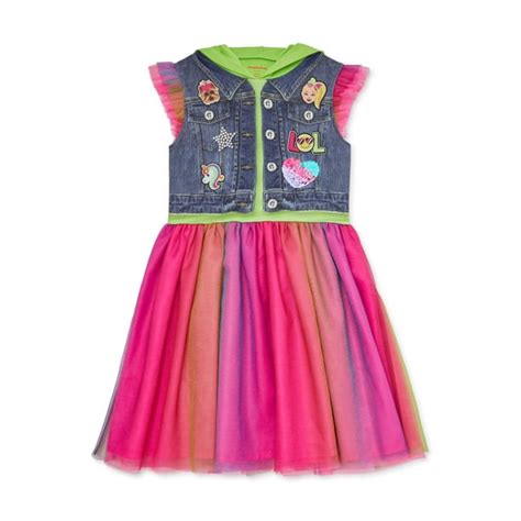 Jojo Siwa Jojo Siwa Exclusive Girls Cosplay Dress With Bow On Hood