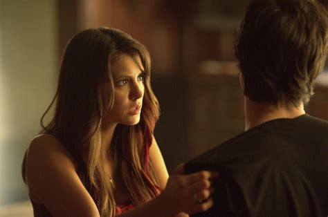 Yes Shes Totally Manhandling Damon Elena On The Vampire Diaries