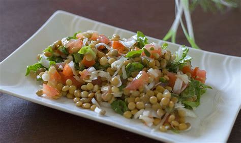 Se pueden cocinar en sopas, en ensalada, con salsa o inclusive se pueden emplear como una parte importante de existen diferentes tipos de lentejas. recetas_vegetarianas_veganismo_ensalada_lentejas | Recetas ...