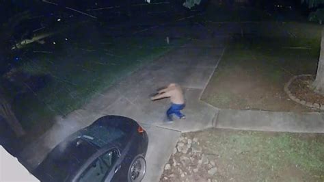 Harrowing Shootout Caught On Camera When Homeowner Confronts Prowlers
