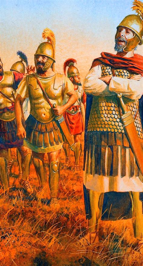 Carthaginian Officers During The Punic War Ancient War Punic Wars