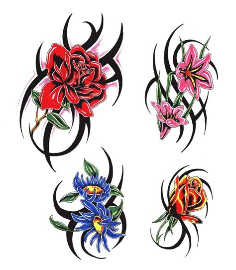 Free Tribal Flower Tattoo Designs Download Free Clip Art Free Clip