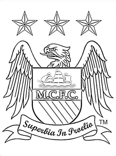 Manchester City Football Club Coloring Page Download Print Or Color Online For Free