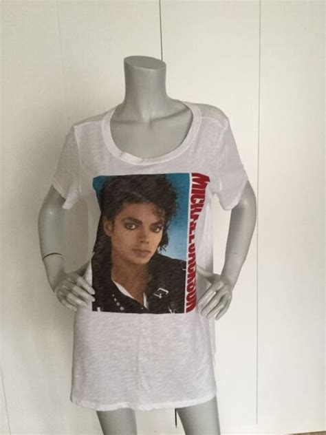 True Vintage Michael Jackson Womens T Shirt Size Ebay