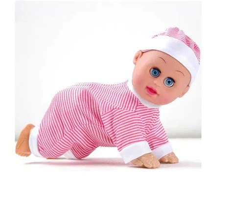 1pcs Electric Crawling Baby Toy T Funny Musical Kids Toy Baby Doll